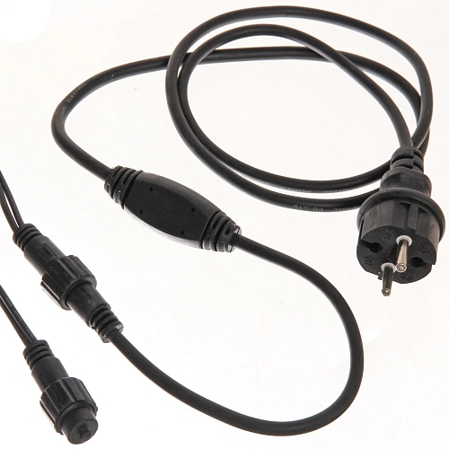 Гирлянда для улицы БАХРОМА Мерцание ш5м в4060см 180 ламп LED, черный провод, IP-65, Белый  (возможность соединения)_5