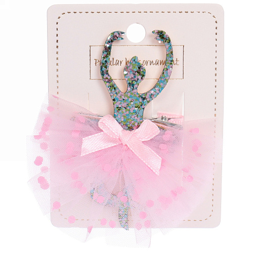 Зажим для волос Балеринка”, микс 6 цветов, 8,510см_8