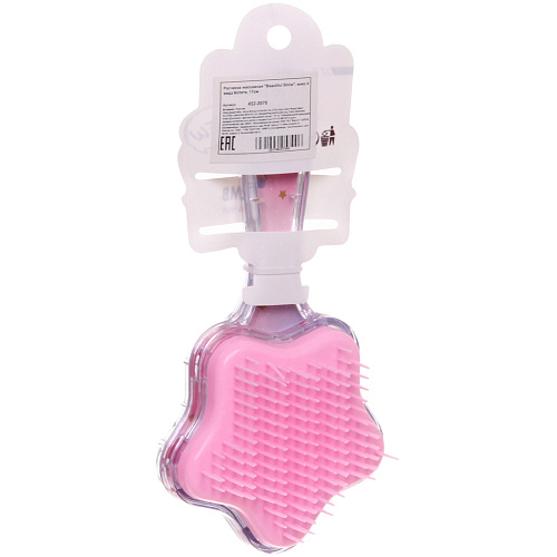 Расческа массажная Beautiful Shine, микс 4 вида Котята, 17см_9