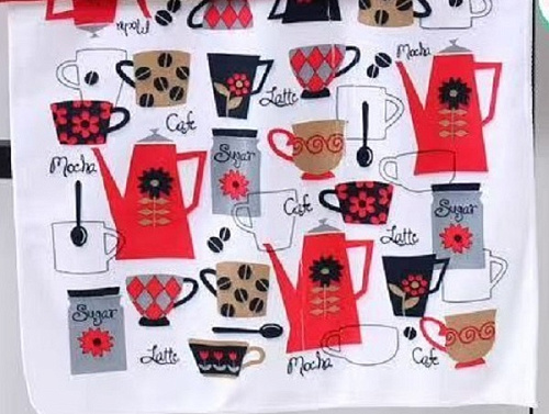 Полотенце кухонное "Kitchen - Кофе" 40*57 см, микрофибра 200 гр/м2