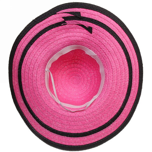 Шляпа женская с широкими полями TiraMiSu- Мирель, микс 6 цветов, р58, ширина полей 15 см_32