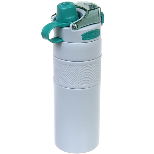 Термос 800мл Фитнесс, цвет светло-голубой _4