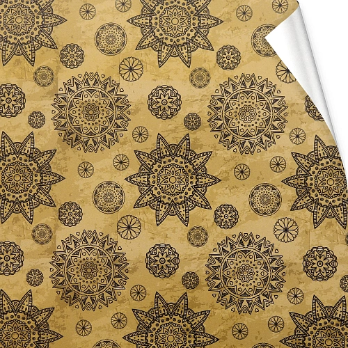 Бумага упаковочная 50х70 см "Орнамент"