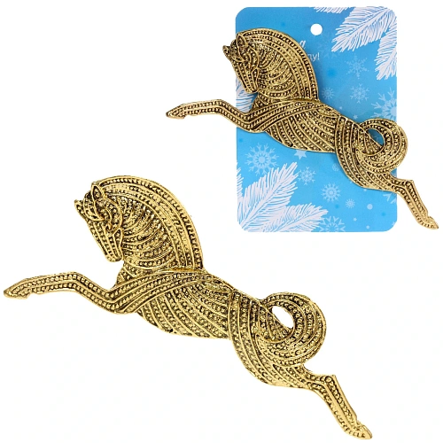 Брошь "Best Podarok - Valkyrie", цвет золото, 9*4см