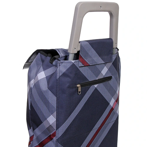 Тележка хозяйственная с сумкой (934030см, колеса 15см,грузоподъемность до 40 кг) синяя_11