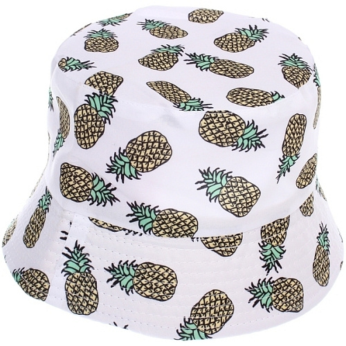 Панама ЛЕТОиМОРЕ - Ананасики, цвет белый, р 58_10