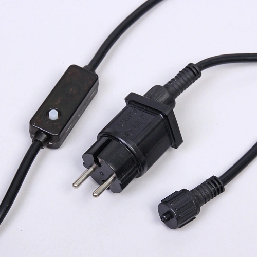 Гирлянда для улицы НИТЬ Spectrum 5 м 10 ламп LED (56 см), черный провод, 72 режима, IP-65, (пульт ду), Мультицвет (возможность соединения)_15