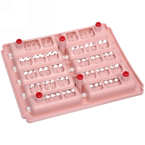 Массажер для ног роликовый Grateful feet 2622 см, розовый_4