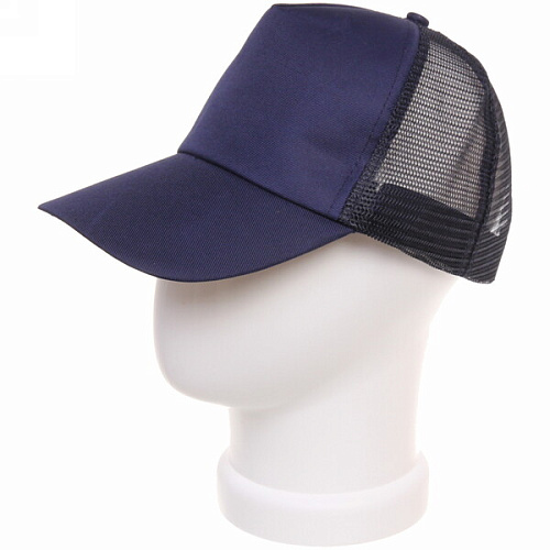 Бейсболка с сеткой Summer collection, цвет темно-синий, р58_7
