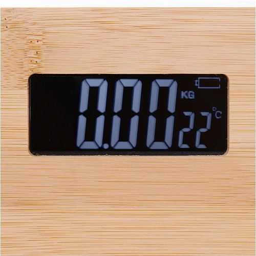 Весы напольные электронные ЭКО 2828 см (работает от 2хААА), бамбук_4