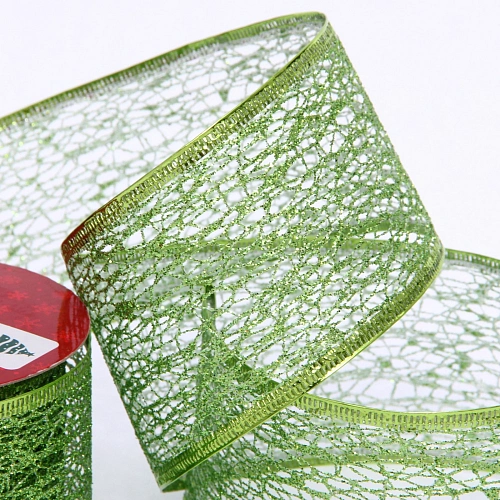 Лента для декорирования Сказка 6,3 см, 2,7 м, Салатовый_6