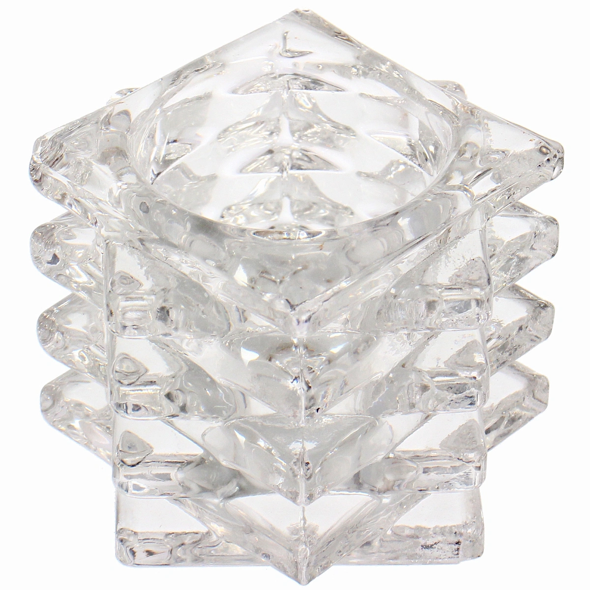 Подсвечник "Куб" 7*6 см, Белый