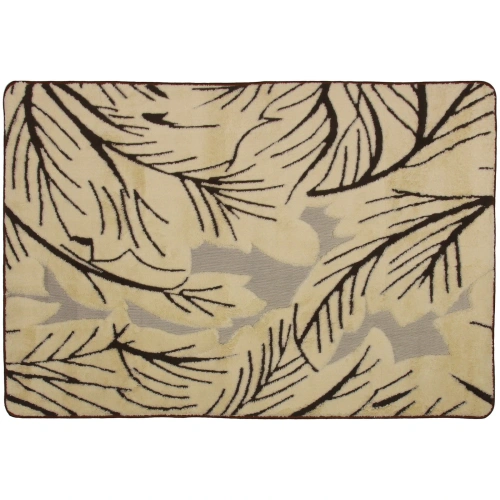 Коврик для ванной 80*120 "Флора" бежевый