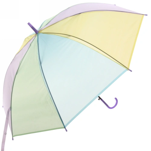 Зонт детский полуавтомат "Ultramarine - Радуга", пастель, 8 спиц, d-92, в сложе. виде 71см