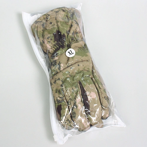 Перчатки туристические утепленные цвет мох ХL_5