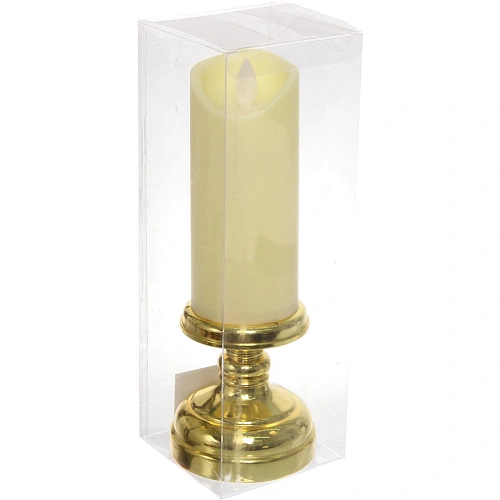 Сувенир с подсветкой Свеча - Шик 7,520 см (работает от батареек 3 ААА)_4