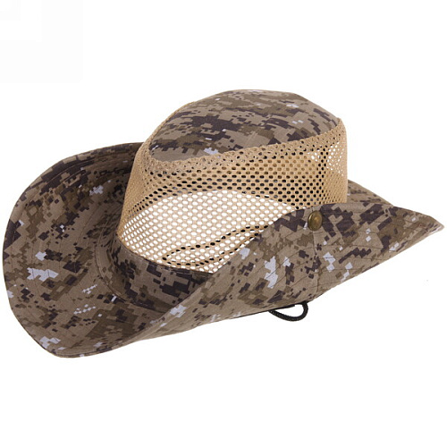 Шляпа мужская с клепками и сеткой Tourist, микс 5 цвтов, 58р, ширина полей 7,5см_22