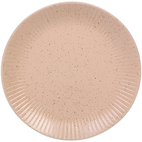 Тарелка керамическая 27,5см "Бисквит" кремовая