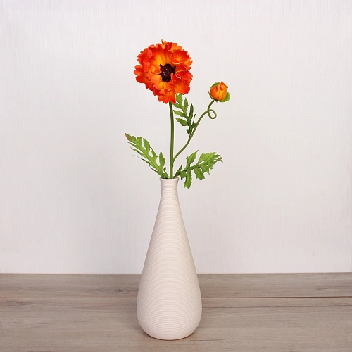 Цветок искусственный Natur 60см Мак оранжевый_6