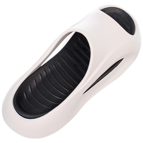 Шлепанцы мужские PRIME, цвет белый, черная стелька, р-р 40-41_4