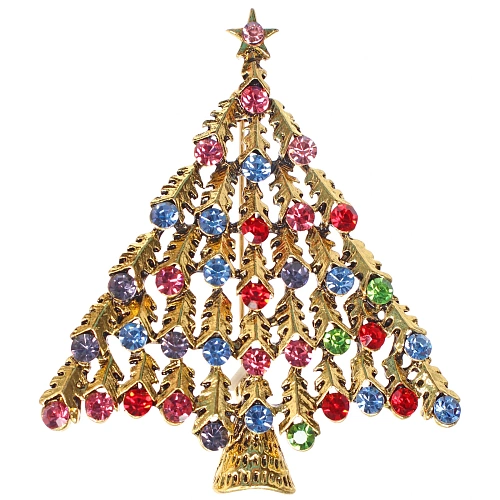 Брошь Зимняя сказка - Ёлочка 7,16,0см _3