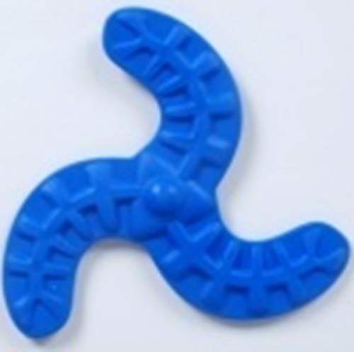 Игрушка - бумеранг для собак "Любимый БРО" , цвет синий, d-20см/100гр (лейбл)