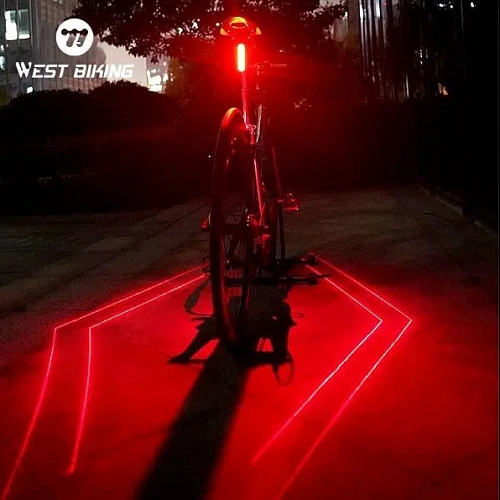 Фонарь велосипедный, задний West Biking YP0701363 (аккум 450 mAh,USB)_13