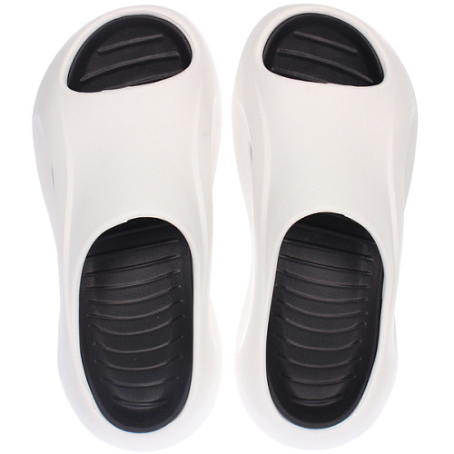 Шлепанцы мужские PRIME, цвет белый, черная стелька, р-р 40-41_3