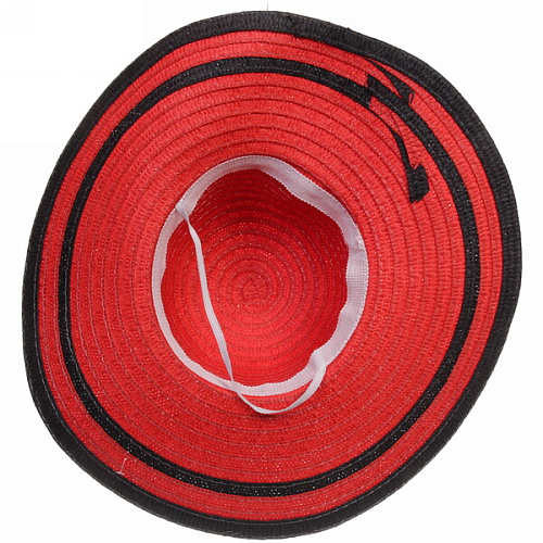 Шляпа женская с широкими полями TiraMiSu- Мирель, микс 6 цветов, р58, ширина полей 15 см_9