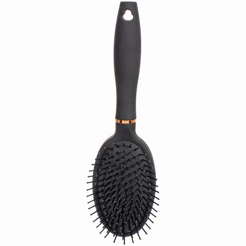 Расческа массажная СЕКРЕТ ТВОЕЙ КРАСОТЫ, овал, цвет черный, матовое покрытие, 6,8245см_5