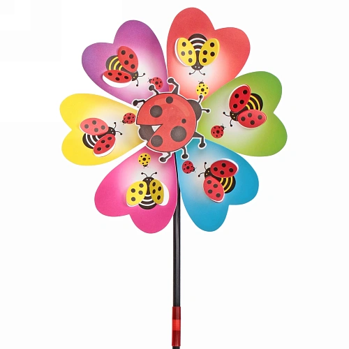 Ветрячок Летняя полянка d-22 см, 50 см, в ассортименте_6