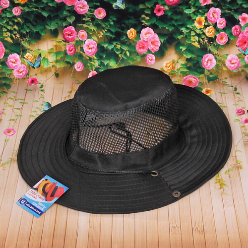 Шляпа мужская с клепками и сеткой Cowboy, микс 3 цвета_3