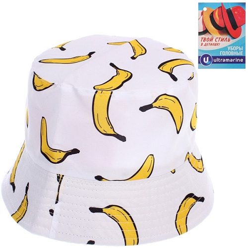 Панама "ЛЕТОиМОРЕ" - Бананы", цвет белый, р. 58