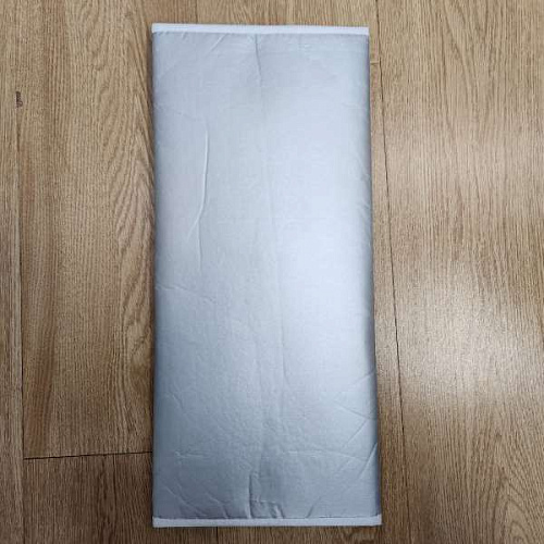 Чехол для гладильной доски, Серебро, п/э, подклад поролон, на шнурке, 130*50 см