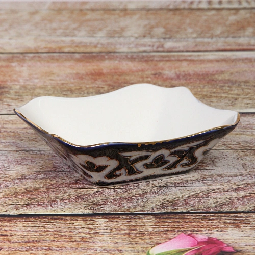 Салатница большая  Пахта с позолотой_3