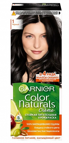 Краска для волос GARNIER Color Naturals 1 черный