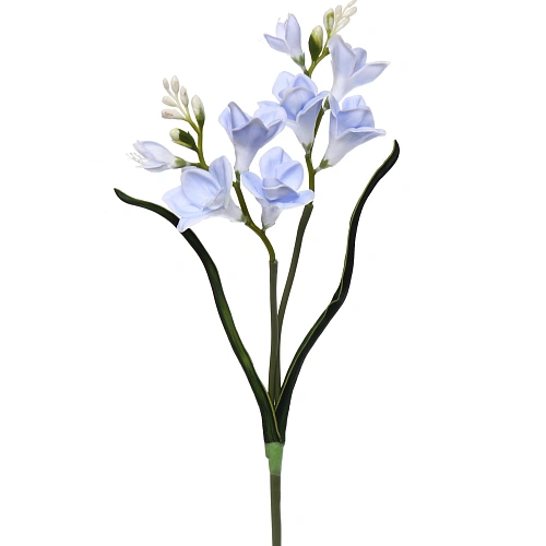 Цветок искусственный "Natur" 50см Орхидея голубая
