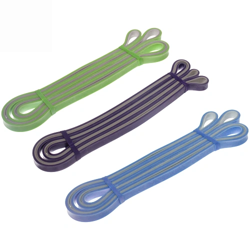 Резинка для фитнеса "Wellness" 13 мм (2-15 кг), серый/красный