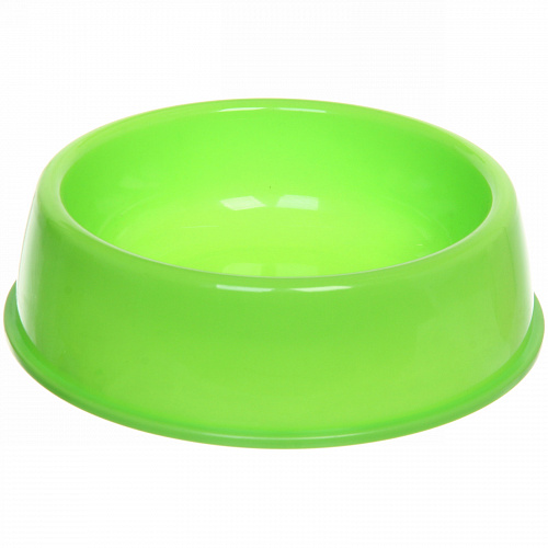 Миска пластиковая "Мр. Марли", цвет зелёный, 21*6,5см /780мл