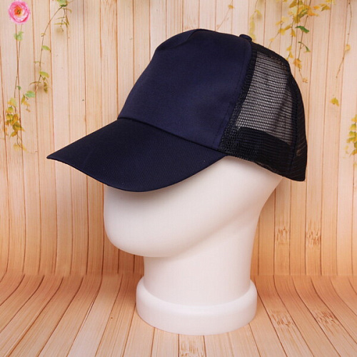 Бейсболка с сеткой Summer collection, цвет темно-синий, р58_6