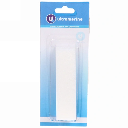 Шлифовка-бафик 4 в 1 для ногтей на блистере с подвесом "Ultramarine", цвет в ассортименте, однотонная, 9*2,2см