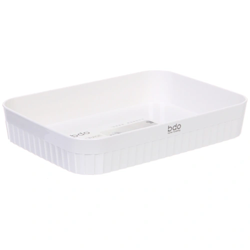 Корзина - органайзер  "БИСКОТТИ", цвет белый, 27*19.2*4.5см