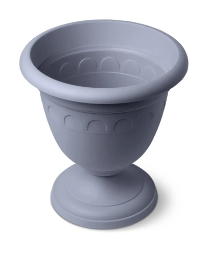 Вазон высокий пластиковый 3л d-22см "Колывань" серый C134СЕР