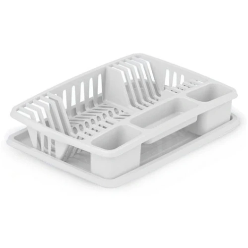 Сушилка для посуды "Фланто" 50,8*33,8см белая С488БЕЛ
