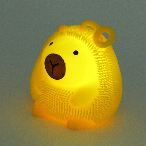 Игрушка Свинка Капибара, 7,5 см, с подсветкой_10