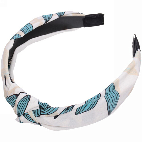 Ободок для волос Beauty Gallery - Leaves, ширина 2,8см, микс 6 цветов _7