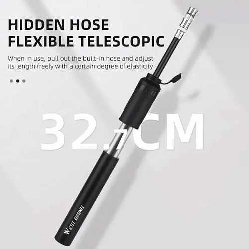 Насос ручной велосипедный West Biking, YP0711150_22