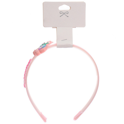 Ободок для волос детский БАМБИ БУМ, Единорожек, цвет розовый, лавандовый и голубой, 3см_6