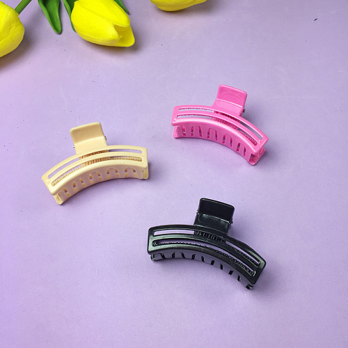 Заколка-краб для волос Amelia - Strips, микс 6 цветов, 62,52см_2