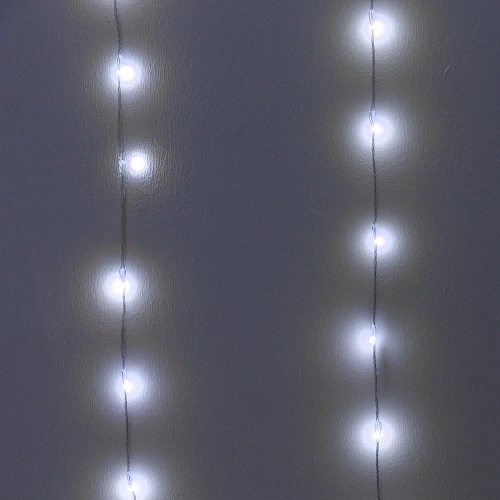 Гирлянда для дома ЗАНАВЕС Bright light Водопад 3м3м 240 ламп LED, IP-20, 8 режимов Белый (возможность соединения)_3